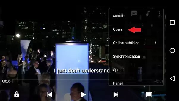 Get Subtitles In MX Player