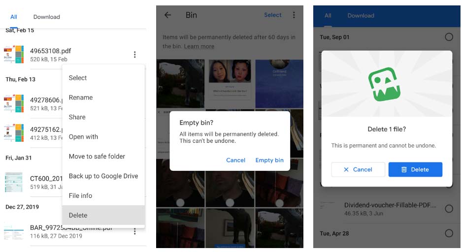 Erase Data From Android Phone Via File Manager
