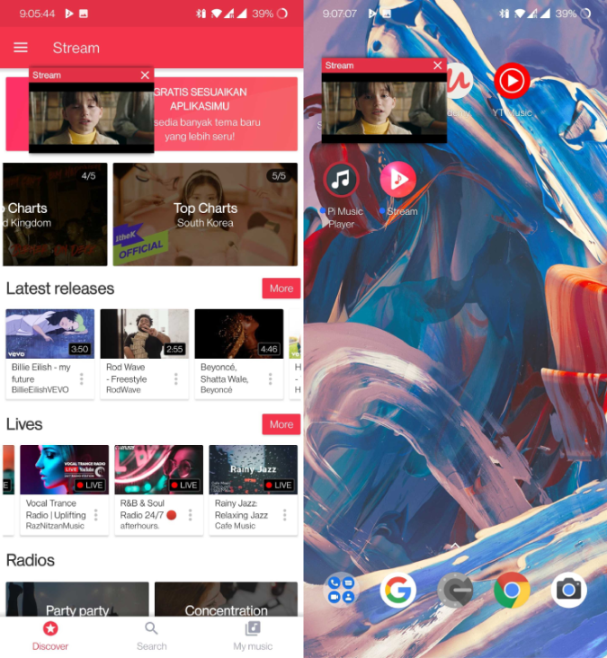 Play Youtube Music Via Stream App Without Premium