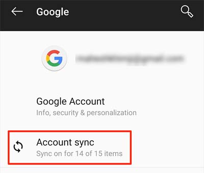 Account Sync
