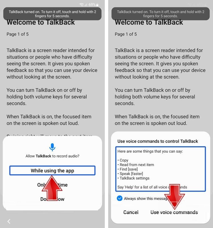 Speak to open Google assistant on Samsung