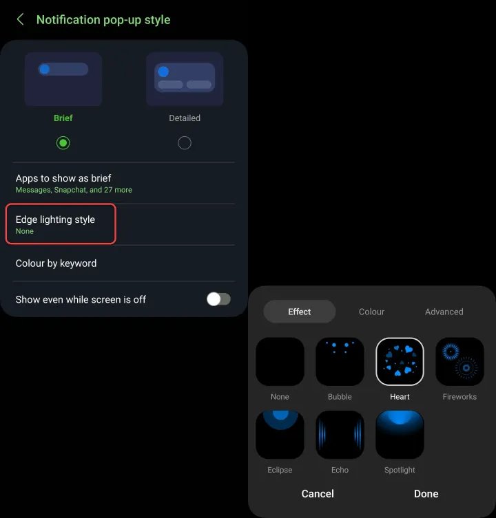 How To Activate Edge Lighting On Samsung S23, S23 Plus or Samsung S23 Ultra