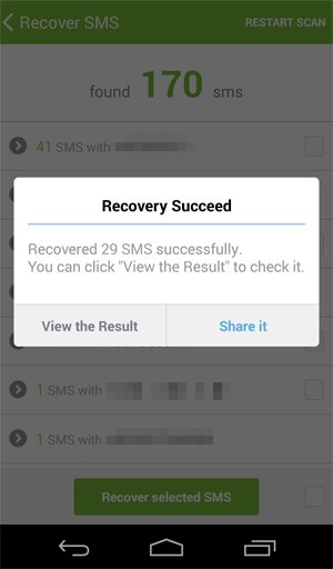 Get Back Deleted Text Messages On Android Without Computer Using GT Recovery App