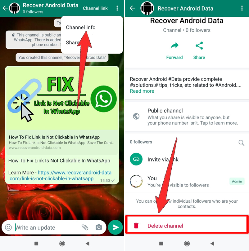How To Delete WhatsApp Channel