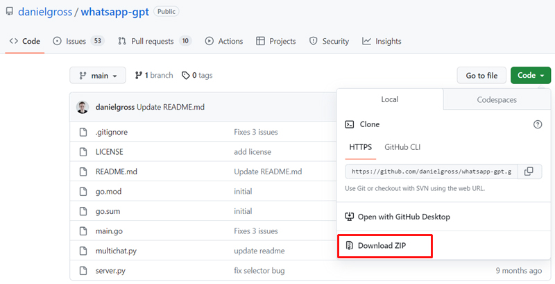 Integrate ChatGPT Into WhatsApp Using Code From GitHub