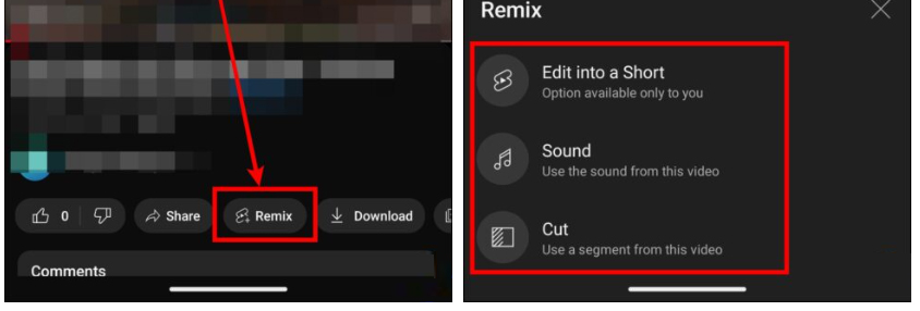Use Remix Feature And Add Related Videos