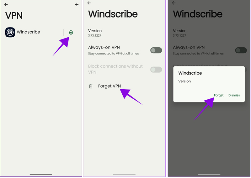 How to remove key symbol in notification bar in samsung