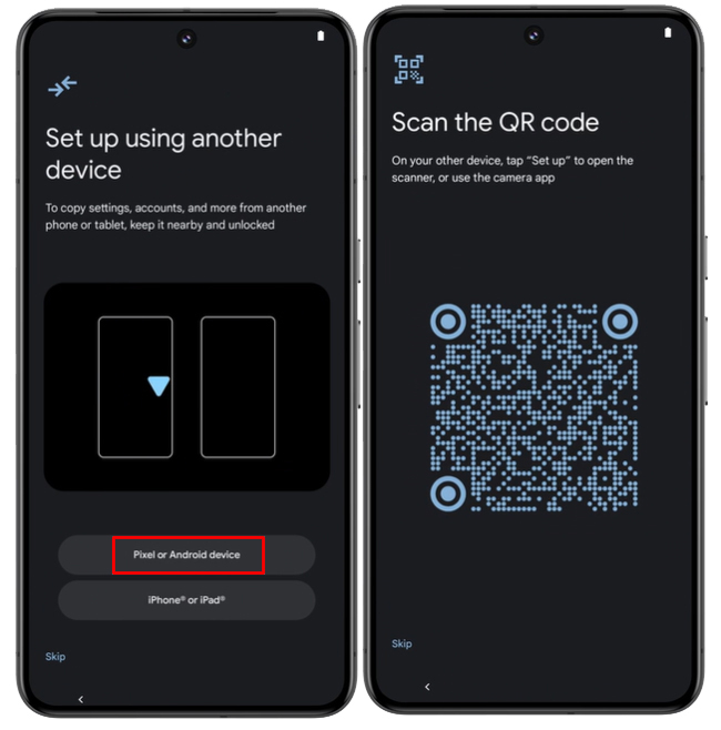Transfer Data From Android To Pixel 8 or Pixel 8 Pro