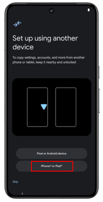 Transfer Data From iPhone To Pixel 8 or Pixel 8 Pro