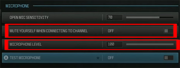 Adjust Microphone Settings