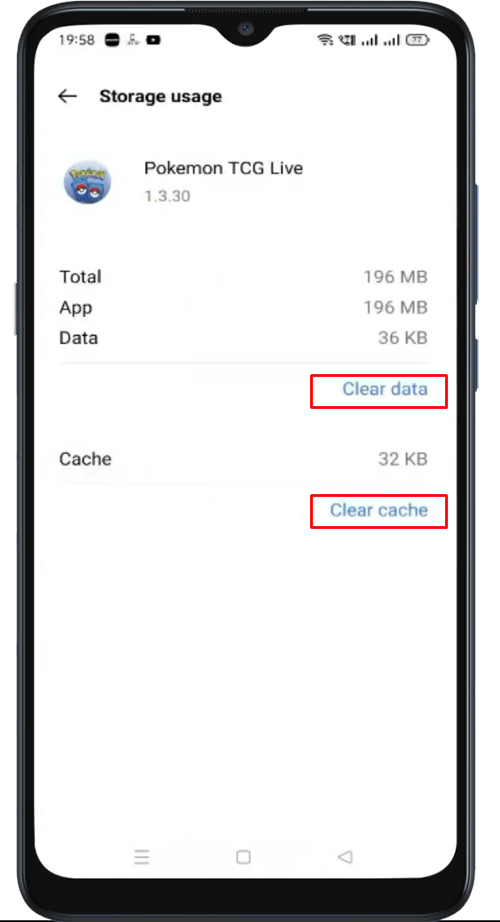 Clear Cache and Data of Pokemon TCG Live