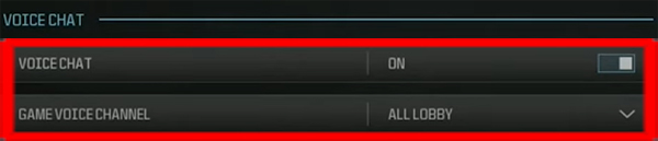 Turn on the Voice Chat and set the game voice channel to All Lobby