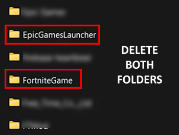 Delete Cache Files of Fortnite and Epic Games