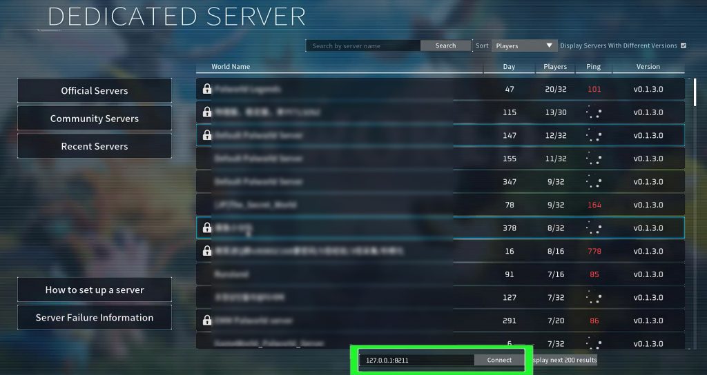 Now join your Palworld server