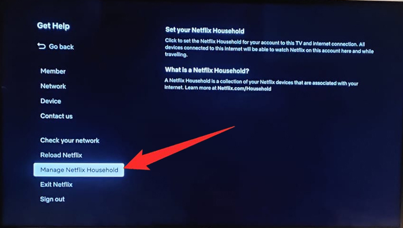 Steps To Change Household on Netflix