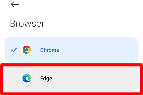 Change Your Default Browser