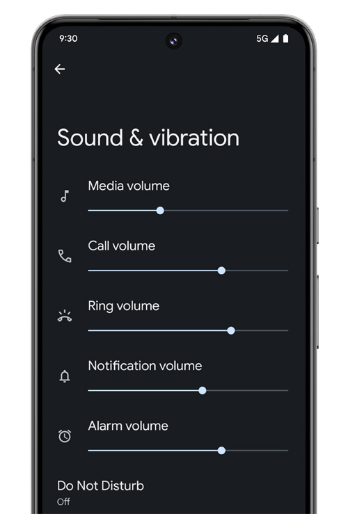 Manually Turned Up Volume Levels