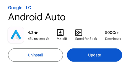 Update Android Auto