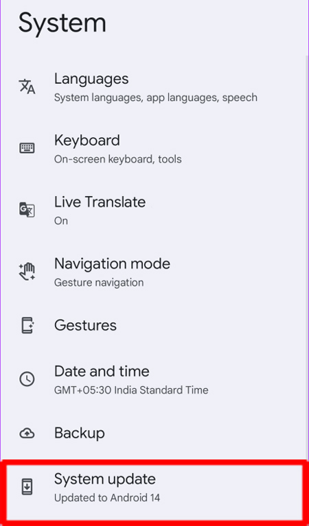 Update Software on Google Pixel 8a